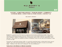 Tablet Screenshot of mulberrysmarket.com